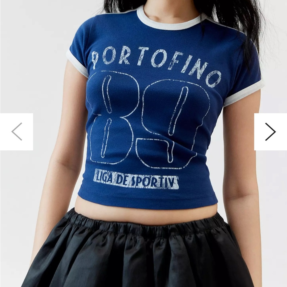 Urban Outfitters Portofino 89 Navy Tee